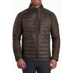 KUHL Men's Spyfire Jacket -Urban Trail Sales Store 1122 ms spyfire jacket dark olive front pdp photo