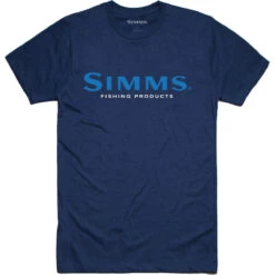 Men's Simms Logo T-Shirt -Urban Trail Sales Store 12803 195 P 1 Ms Simms Logo Tee Dark Moon Heather Front