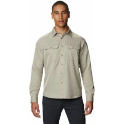 Mountain Hardwear Men's Canyon Long Sleeve Shirt -Urban Trail Sales Store 1648751 103 f conversion1 1 1