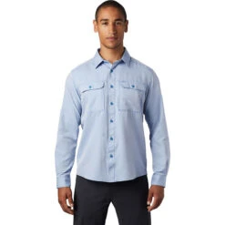 Mountain Hardwear Men's Canyon Long Sleeve Shirt -Urban Trail Sales Store 1648751 DeepLake 1