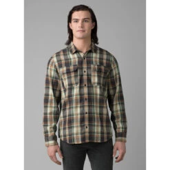 Prana Men's Westbrook Flannel Shirt -Urban Trail Sales Store 1964401 SOFTPINE