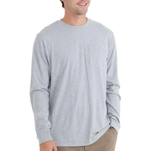 Men's Bamboo Heritage Pocket Long Sleeve 2 Men's Bamboo Heritage Pocket Long Sleeve - Image 2