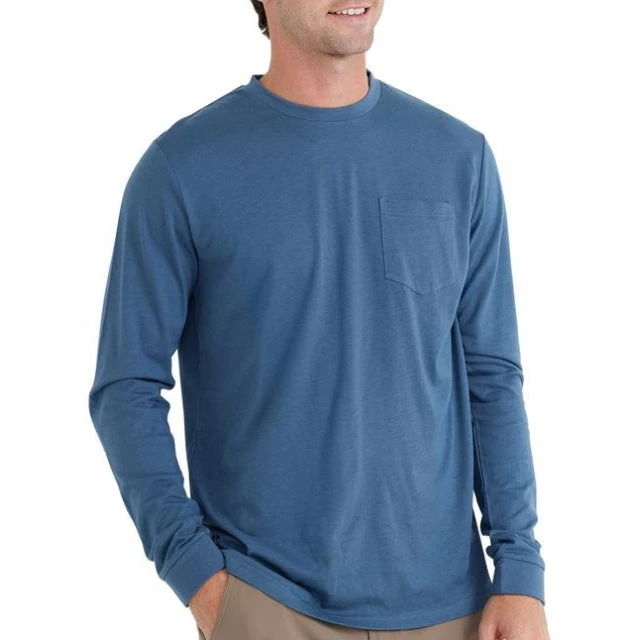 Men's Bamboo Heritage Pocket Long Sleeve 1 Men's Bamboo Heritage Pocket Long Sleeve