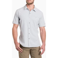 KUHL Men's Renegade Shirt -Urban Trail Sales Store 3069 renegade shirt ash front