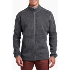 KUHL Men's Thor Full Zip -Urban Trail Sales Store 3169 thor fz graphite front pdp photo 1