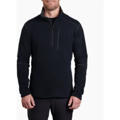 KUHL Men's Interceptr 1/4 Zip -Urban Trail Sales Store 3185 Interceptr Qtr Zip Mutiny Blue Front