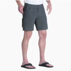 KUHL Men's Ramblr Short - 10" -Urban Trail Sales Store 5125 ramblr short 8in carbon front 1