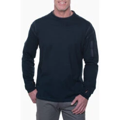 KUHL Men's Kommando Crew -Urban Trail Sales Store 694 kommando crew mutiny blue front pdp photo