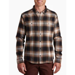 KUHL Men's Law Flannel Long Sleeve 5 KUHL Men's Law Flannel Long Sleeve -Urban Trail Sales Store 7373 law flannel ls dark earth front pdp photo e833d471 1b56 48c6 ab21 87577916c95e 1