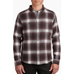 KUHL Men's Law Flannel Long Sleeve 6 KUHL Men's Law Flannel Long Sleeve -Urban Trail Sales Store 7373 law flannel ls deep mahogany front pdp photo 3b454f2f 5d97 4e5e 8bf9 23db1fe5cf76 1