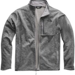 The North Face Men's Canyonlands Full Zip -Urban Trail Sales Store Canyonlands Fz 3SO6 TNF Medium Grey Heather 1