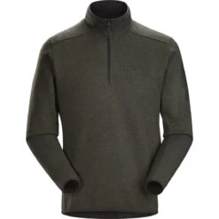 Arcteryx Men's Covert 1/2 Zip -Urban Trail Sales Store Covert 1 2 Zip Neck Moonshadow Heather
