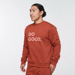 Cotopaxi Men's Do Good Crew Sweatshirt -Urban Trail Sales Store CrewSweatshirtDoGoodSpice 1