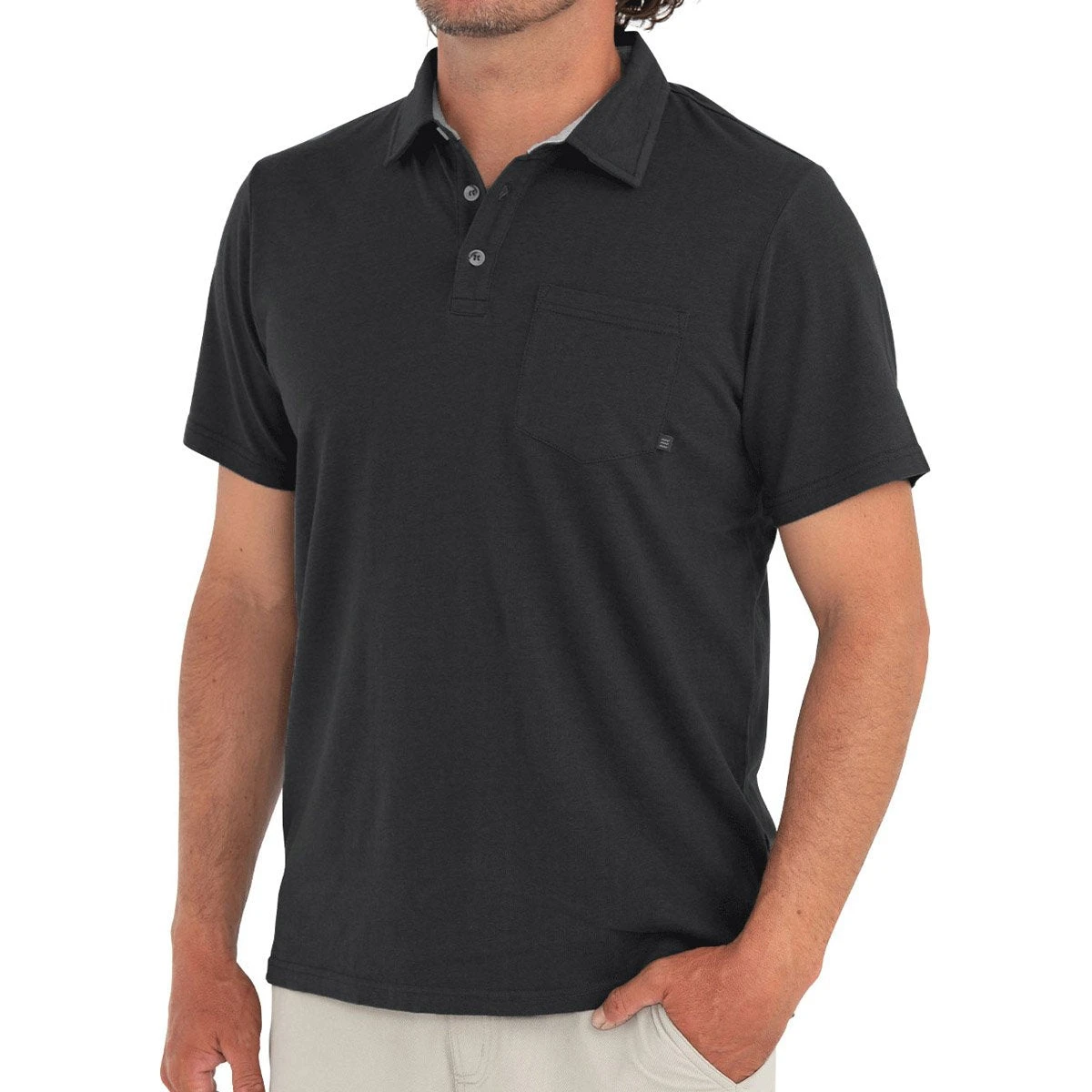 Men's Bamboo Heritage Polo 3 Men's Bamboo Heritage Polo - Image 3