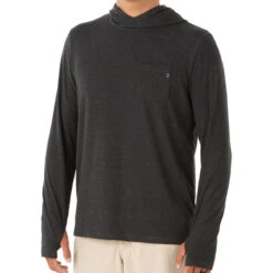 Men's Bamboo Crossover Hoody -Urban Trail Sales Store M CrossoverHoody HBlack 1