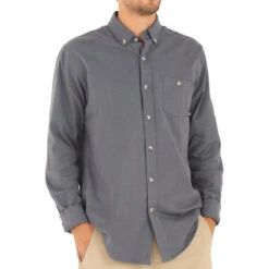 Men's Bamboo Flannel Button Up 5 Men's Bamboo Flannel Button Up -Urban Trail Sales Store M Flannel ButtonDown BlueDusk 1