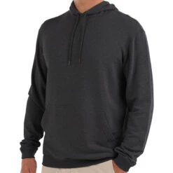 Men's Bamboo Fleece Pullover Hoody 13 Men's Bamboo Fleece Pullover Hoody -Urban Trail Sales Store M FleecePulloverHoody 1000px HeatherBlack 1 1