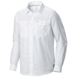 Mountain Hardwear Men's Canyon Long Sleeve Shirt -Urban Trail Sales Store Men s Canyon Long Sleeve Shirt 1648751 White 1