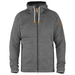 Fjallraven Men's Ovik Fleece Hoodie -Urban Trail Sales Store Men s Ovik Fleece Hoodie F82252 Dark Grey 1