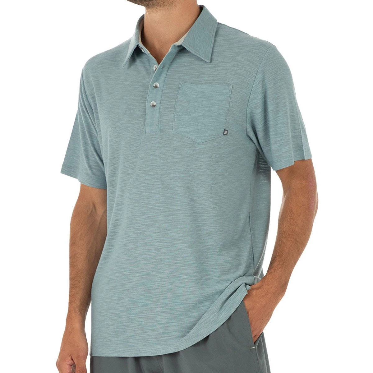 Men's Bamboo Slub Polo 1 Men's Bamboo Slub Polo