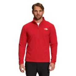 The North Face Men's Textured Cap Rock Quarter-Zip 14 The North Face Men's Textured Cap Rock Quarter-Zip -Urban Trail Sales Store NF0A3YR1 682 hero