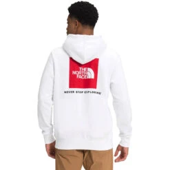 The North Face Men's Box NSE Pullover Hoodie 5 The North Face Men's Box NSE Pullover Hoodie -Urban Trail Sales Store NF0A4761 FN4 hero
