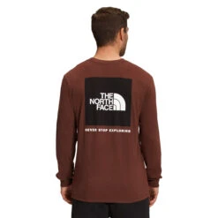 The North Face Men's Long-Sleeve Box NSE Tee -Urban Trail Sales Store NF0A4762 8C3 hero 1