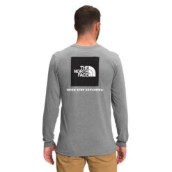 The North Face Men's Long-Sleeve Box NSE Tee -Urban Trail Sales Store NF0A4762 GVD hero