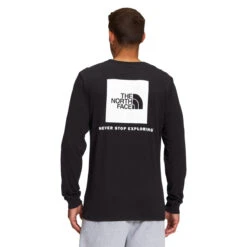 The North Face Men's Long-Sleeve Box NSE Tee -Urban Trail Sales Store NF0A4762 KY4 hero