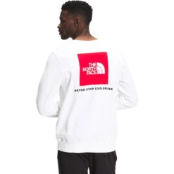 The North Face Men's Box NSE Cew Sweatshirt -Urban Trail Sales Store NF0A5A6V FN4 hero