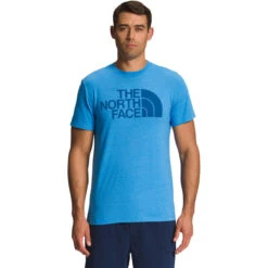 The North Face Men's Short-Sleeve Half Dome Tri-Blend Tee -Urban Trail Sales Store NF0A5J2I N9S hero