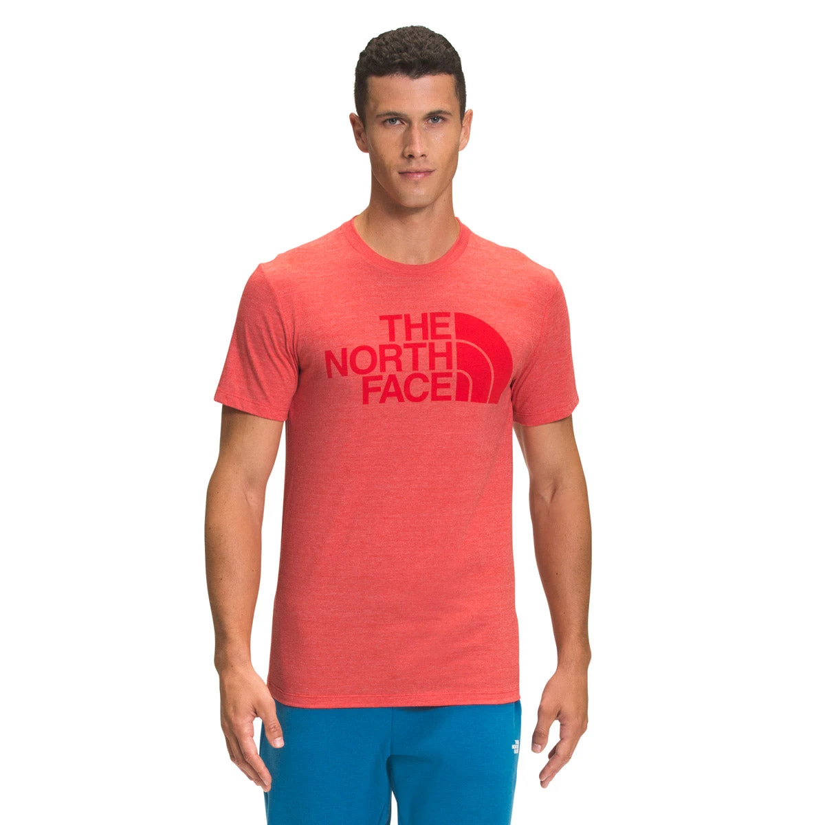 The North Face Men's Short-Sleeve Half Dome Tri-Blend Tee 1 The North Face Men's Short-Sleeve Half Dome Tri-Blend Tee
