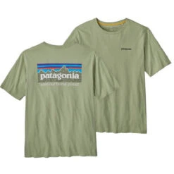 Patagonia Men's P-6 Mission Organic T-Shirt -Urban Trail Sales Store POS WBS23 37529 SLVG 1