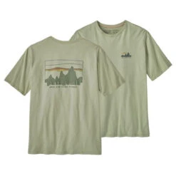 Patagonia Men's '73 Skyline Organic T-Shirt -Urban Trail Sales Store POS WBS23 37534 SLVG