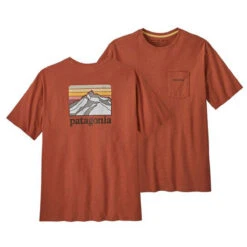 Patagonia Men's Line Logo Ridge Pocket Responsibili-Tee 15 Patagonia Men's Line Logo Ridge Pocket Responsibili-Tee -Urban Trail Sales Store POS WBS23 38511 QZCO 1