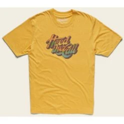 Men's Howler Electric Stencil T-Shirt -Urban Trail Sales Store S21 Select T HTC Flourish Pale Yellow Flat