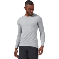 On Running Men's Comfort Long Tee -Urban Trail Sales Store Small PNG SS21 Comfort Long T Glacier M Pack Shot 1