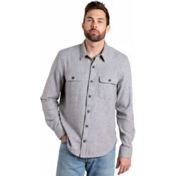 Men's Ranchero Long Sleeve Shirt 3 Men's Ranchero Long Sleeve Shirt -Urban Trail Sales Store T2241907 Smoke 1 1