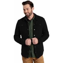 Men's Kennicott Shirt Jacket -Urban Trail Sales Store T2621706 Black 1 1