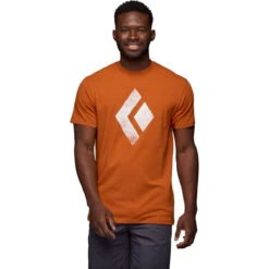 Black Diamond Men's Chalked Up Tee -Urban Trail Sales Store UO95 6041 M CHALKED UP TEE DESERT CLAY 01 1