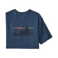 Patagonia Men's '73 Skyline Organic T-Shirt -Urban Trail Sales Store WBF21 37534 TIDB