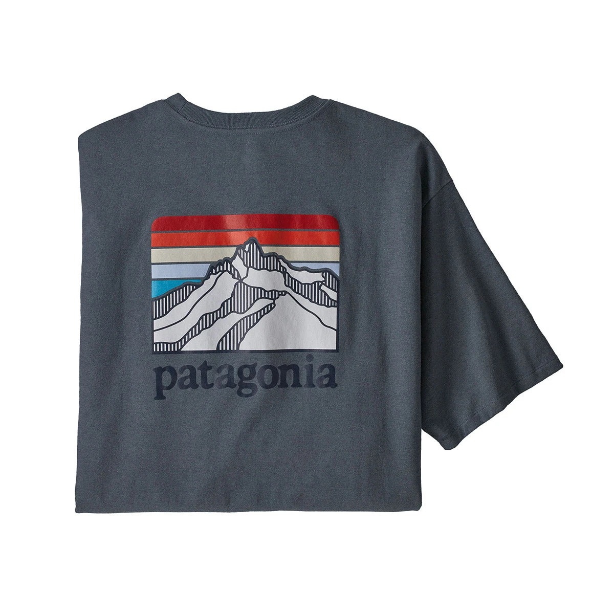 Patagonia Men's Line Logo Ridge Pocket Responsibili-Tee 3 Patagonia Men's Line Logo Ridge Pocket Responsibili-Tee - Image 3