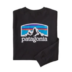 Patagonia Men's Long-Sleeved Fitz Roy Horizons Responsibili-Tee -Urban Trail Sales Store WBF21 38514 BLK