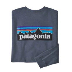 Patagonia Men's Long-Sleeved P-6 Logo Responsibili-Tee -Urban Trail Sales Store WBF21 38518 PLGY 1