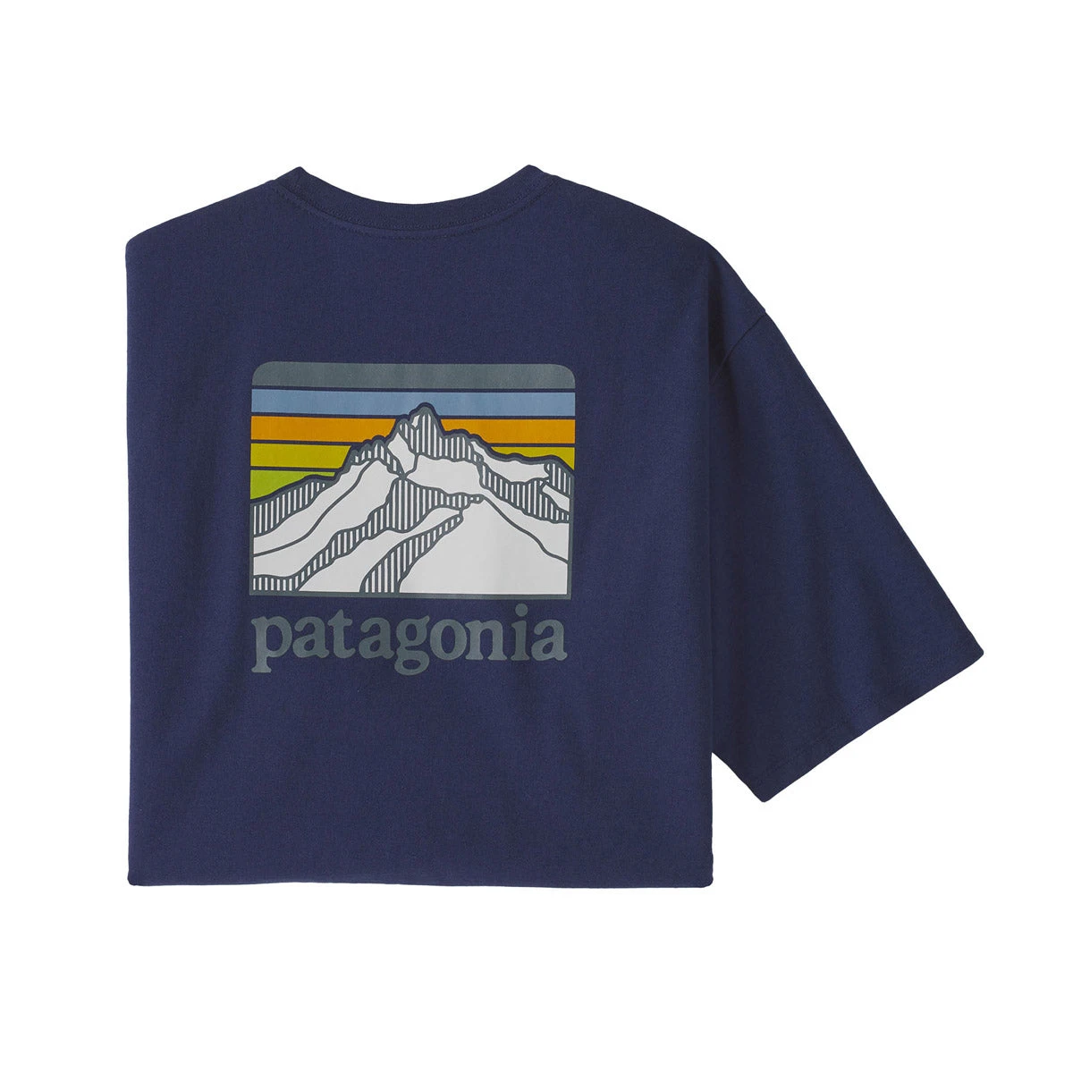 Patagonia Men's Line Logo Ridge Pocket Responsibili-Tee 2 Patagonia Men's Line Logo Ridge Pocket Responsibili-Tee - Image 2