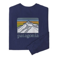 Patagonia Men's Long-Sleeved Line Logo Ridge Responsibili-Tee -Urban Trail Sales Store WBF22 38517 SNDB