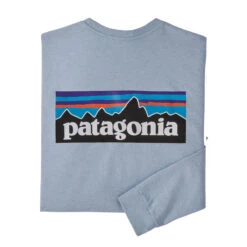 Patagonia Men's Long-Sleeved P-6 Logo Responsibili-Tee -Urban Trail Sales Store WBF22 38518 STME 1