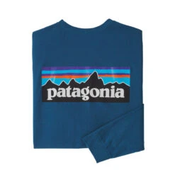 Patagonia Men's Long-Sleeved P-6 Logo Responsibili-Tee -Urban Trail Sales Store WBF22 38518 WAVB