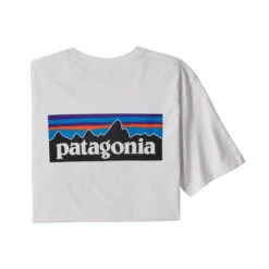 Patagonia Men's P-6 Logo Responsibili-Tee 26 Patagonia Men's P-6 Logo Responsibili-Tee -Urban Trail Sales Store WBS20 38504 WHI