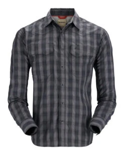 Men's Big Sky Long Sleeve Fishing Shirt -Urban Trail Sales Store big sky black